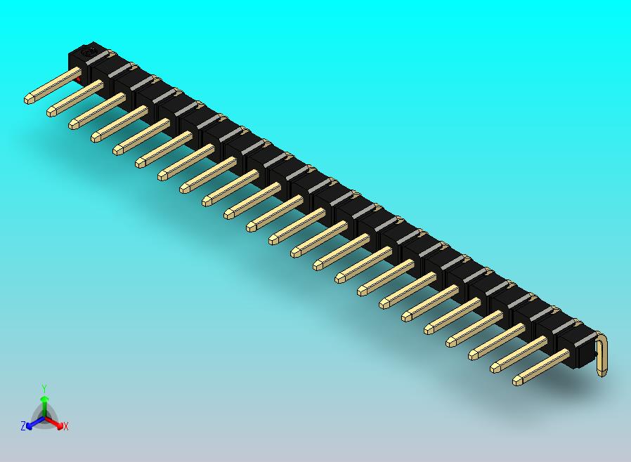 DS1022彩色排针 黑色 1x23页 100mil 类型D 版本1.0.zip