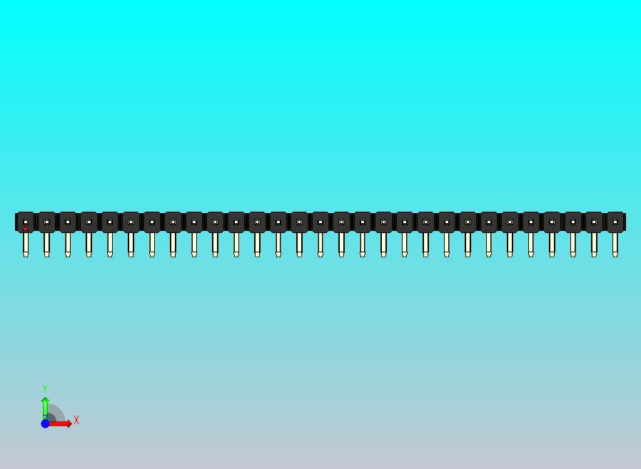 DS1022彩色排针 黑色 1x29p 100mil 类型D 版本1.0.zip