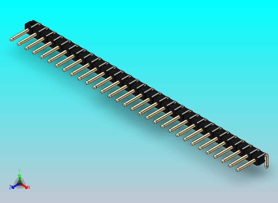 DS1022彩色排针 黑色 1x31p 100mil 类型D 版本1.0.zip