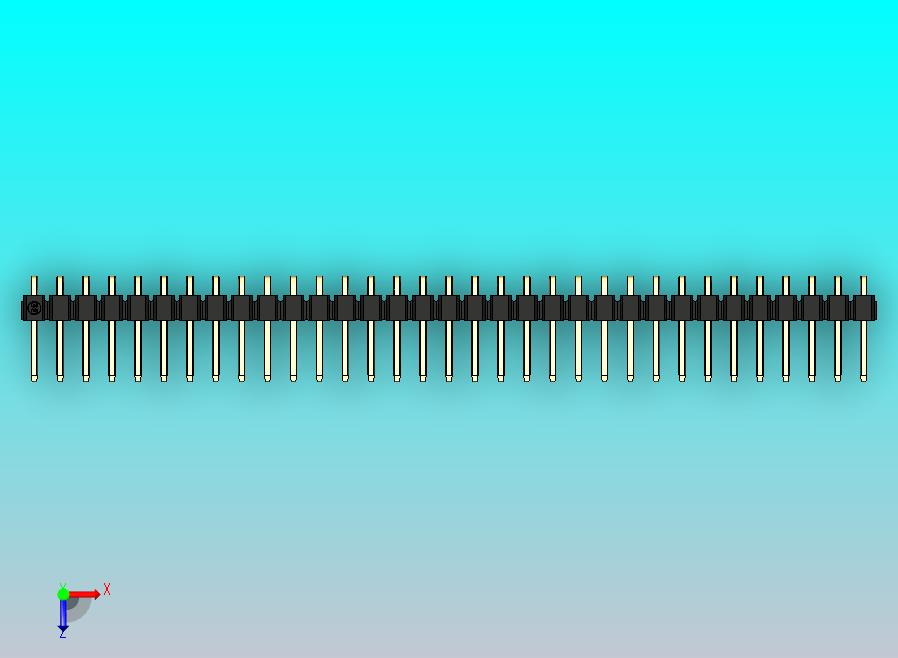 DS1022彩色排针 黑色 1x33p 100mil 类型D 版本1.0.zip