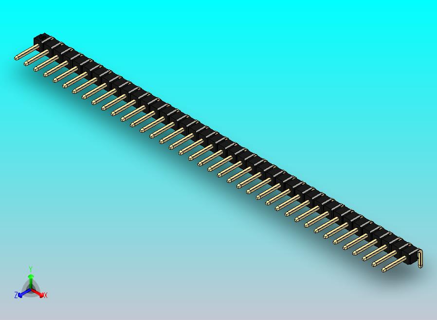 DS1022彩色排针 黑色 1x39p 100mil 类型D 版本1.0.zip