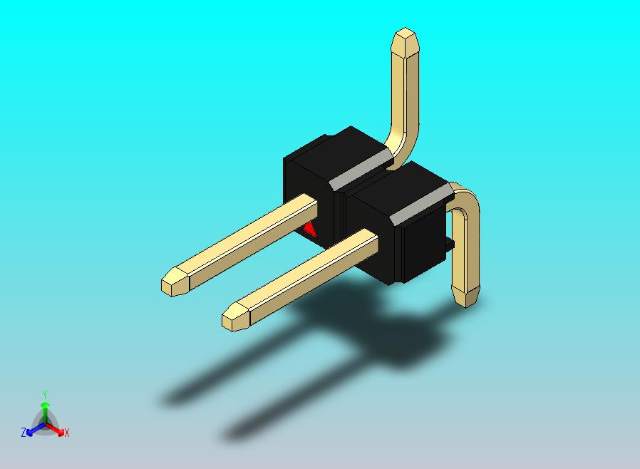 DS1022彩色排针 黑色 02p 100mil 类型 SMT R1 版本1.0.zip