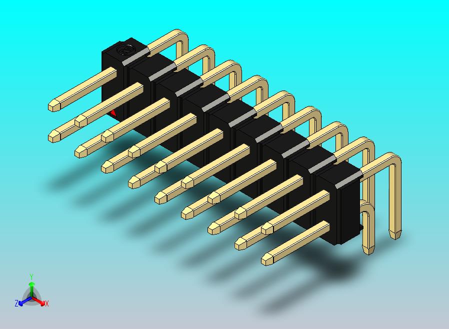 DS1022彩色排针 黑色 2x09p 100mil 类型D 版本1.0.zip