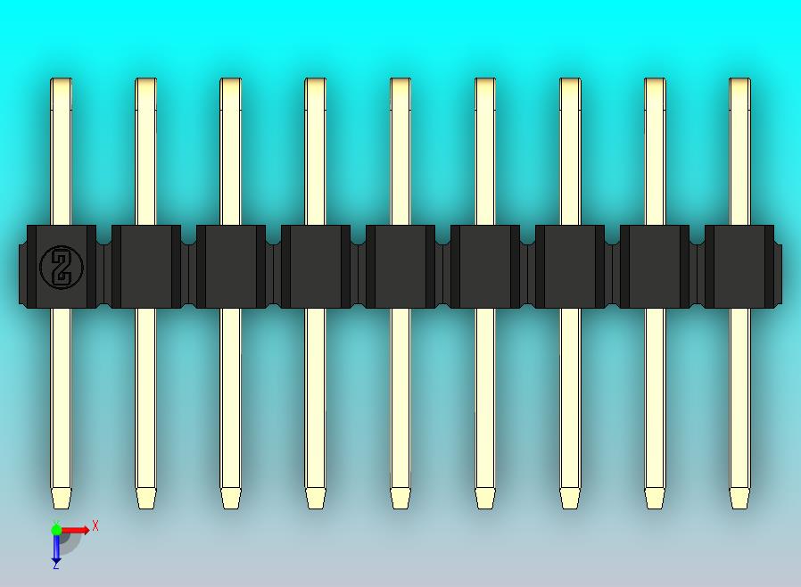 DS1022彩色排针 黑色 2x09p 100mil 类型D 版本1.0.zip