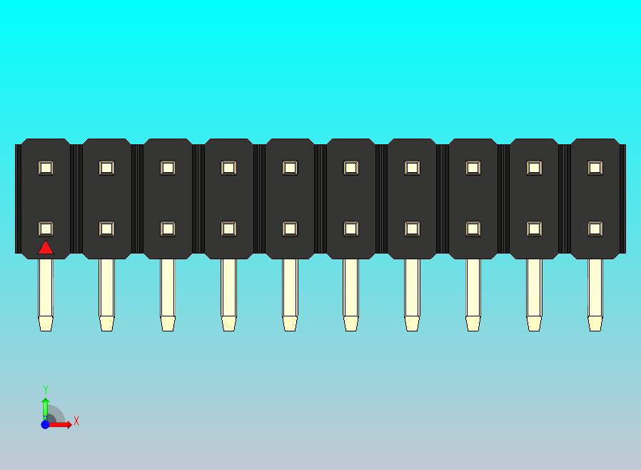 DS1022彩色排针 黑色 2x10p 100mil 类型D 版本1.0.zip