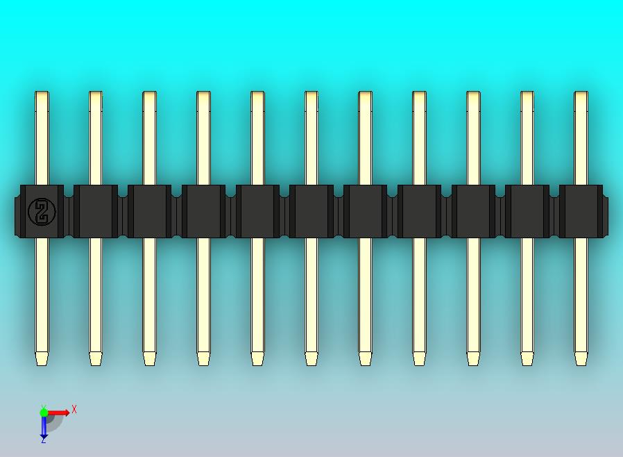 DS1022彩色排针 黑色 2x11p 100mil 类型D 版本1.0.zip