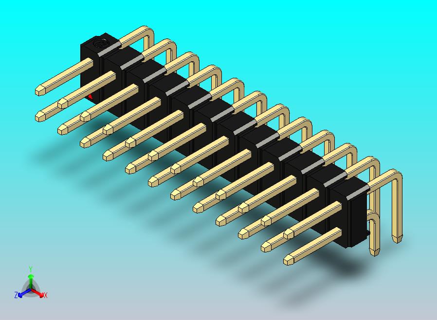 DS1022彩色排针 黑色 2x12p 100mil 类型D 版本1.0.zip