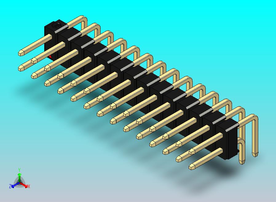 DS1022彩色排针 黑色 2x14p 100mil 类型D 版本1.0.zip