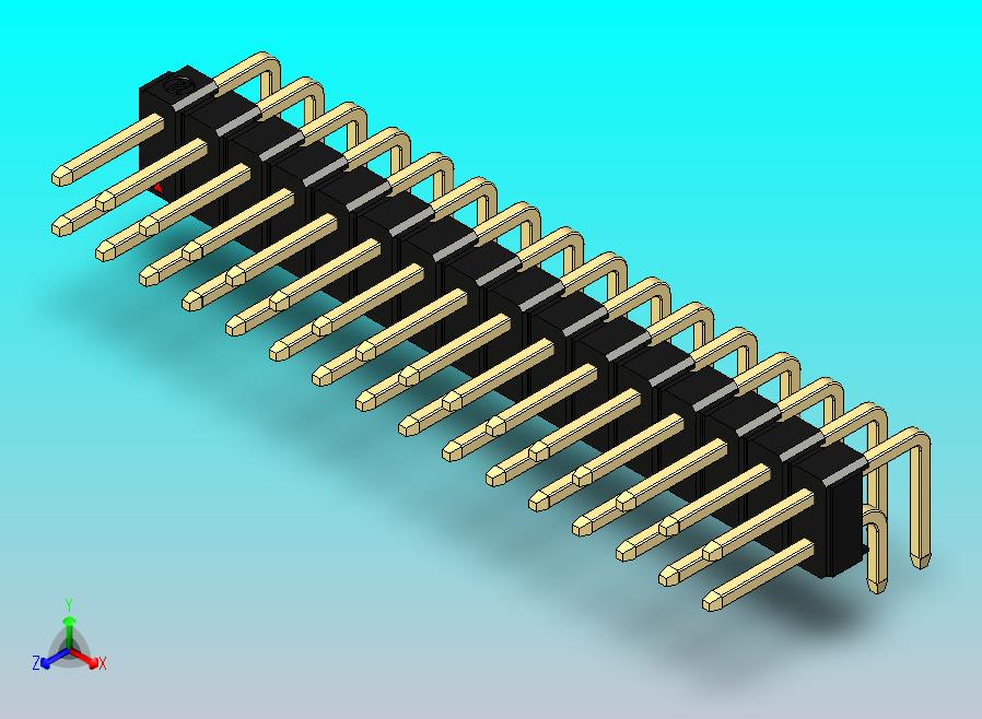 DS1022彩色排针 黑色 2x16P 100mil 类型D 版本1.0.zip