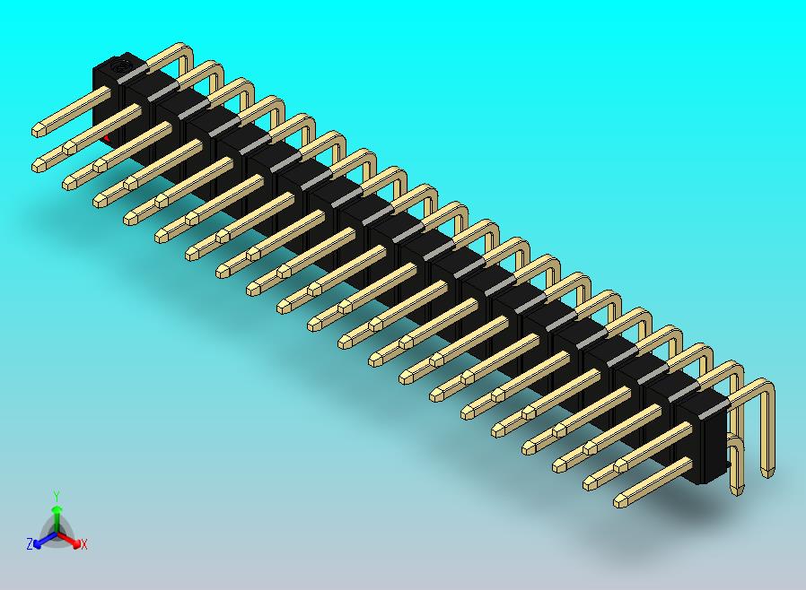 DS1022彩色排针 黑色 2x20p 100mil 类型D 版本1.0.zip