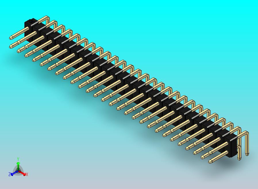 DS1022彩色排针 黑色 2x27p 100mil 类型D 版本1.0.zip