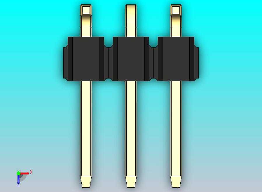DS1022彩色排针 黑色 03P 100mil 类型 SMT R1 版本1.0.zip