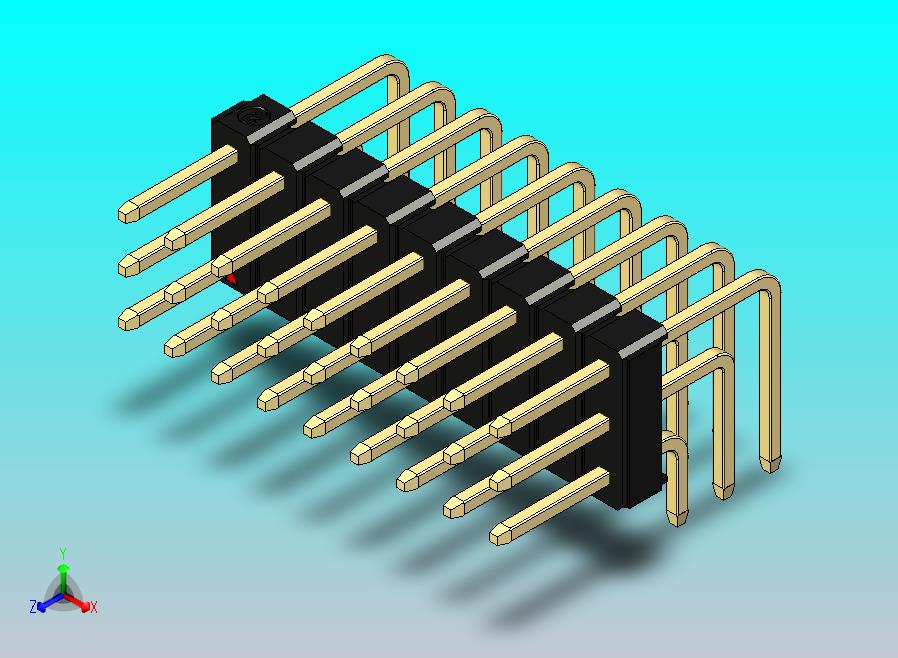 DS1022彩色排针 黑色 3x09p 100mil 类型D 版本1.0.zip