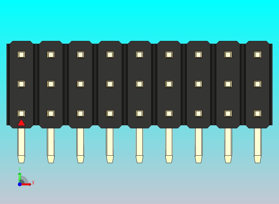 DS1022彩色排针 黑色 3x09p 100mil 类型D 版本1.0.zip