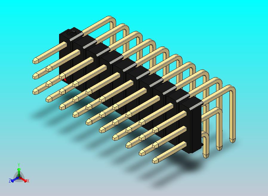 DS1022彩色排针 黑色 3x10p 100mil 类型D 版本1.0.zip