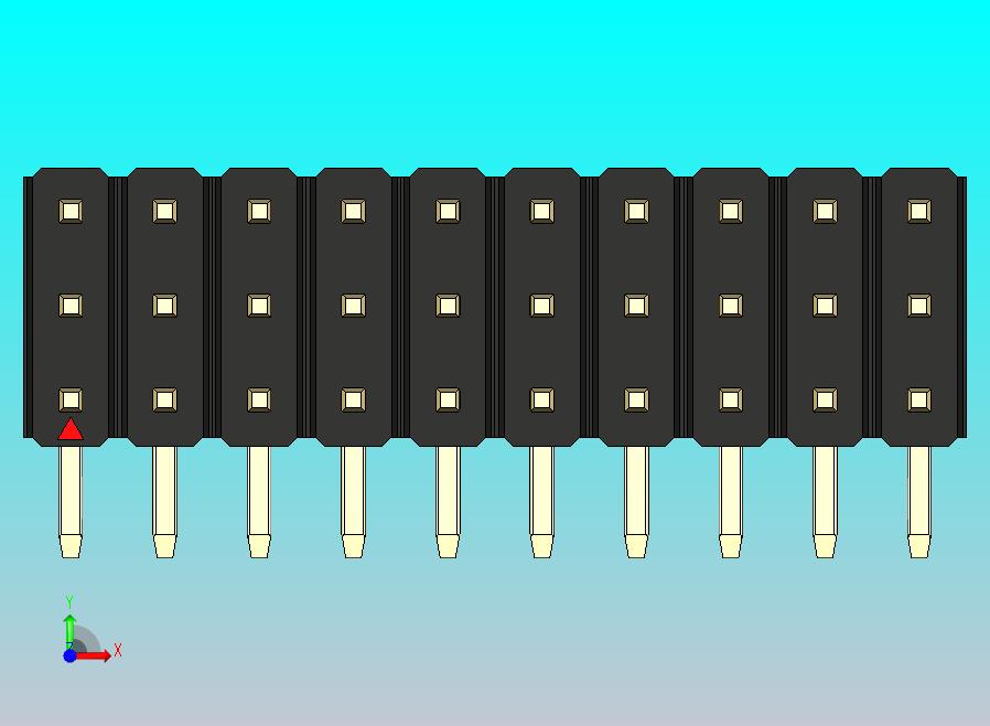 DS1022彩色排针 黑色 3x10p 100mil 类型D 版本1.0.zip