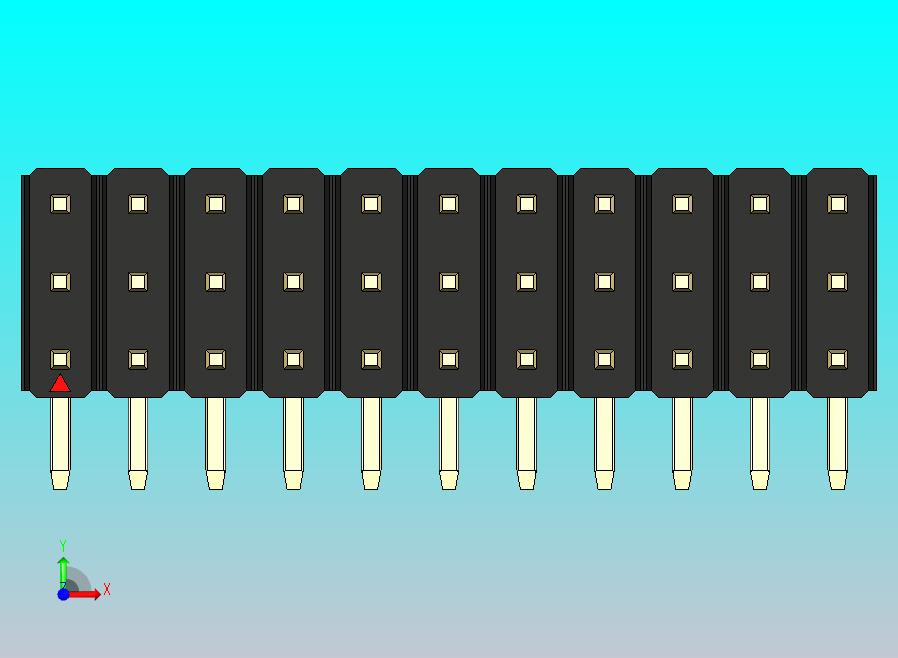 DS1022彩色排针 黑色 3x11p 100mil 类型D 版本1.0.zip