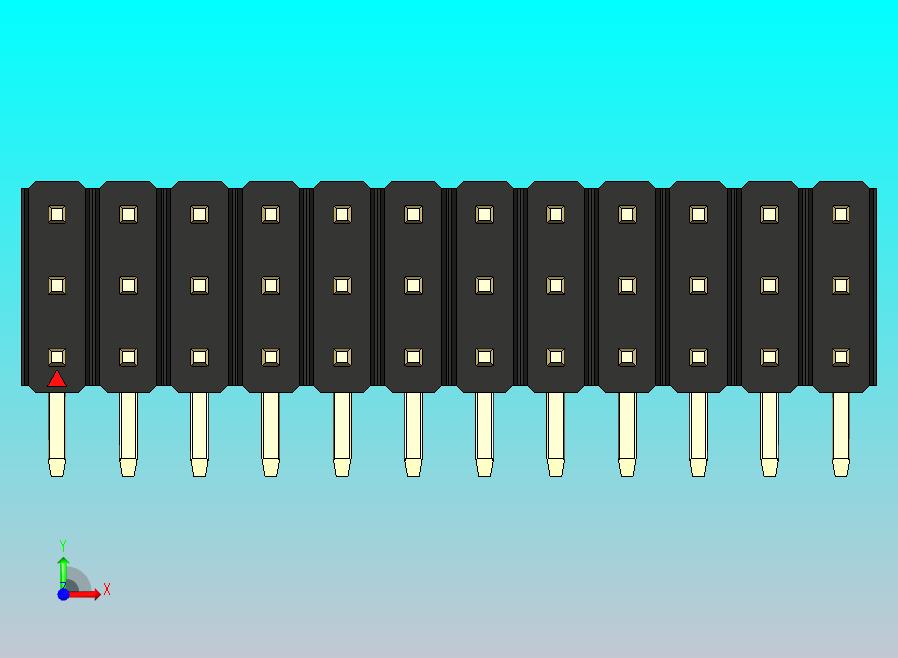 DS1022彩色排针 黑色 3x12p 100mil 类型D 版本1.0.zip