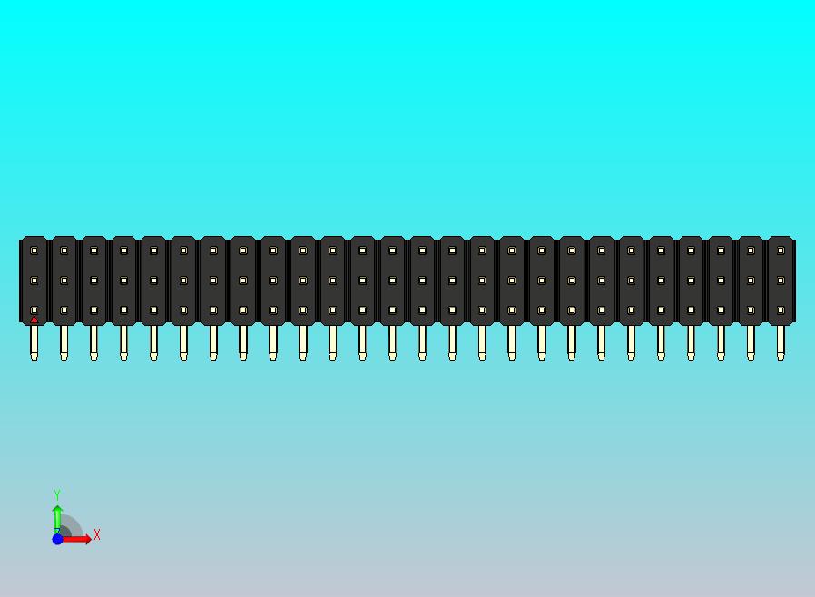 DS1022彩色排针 黑色 3x26p 100mil 类型D 版本1.0.zip