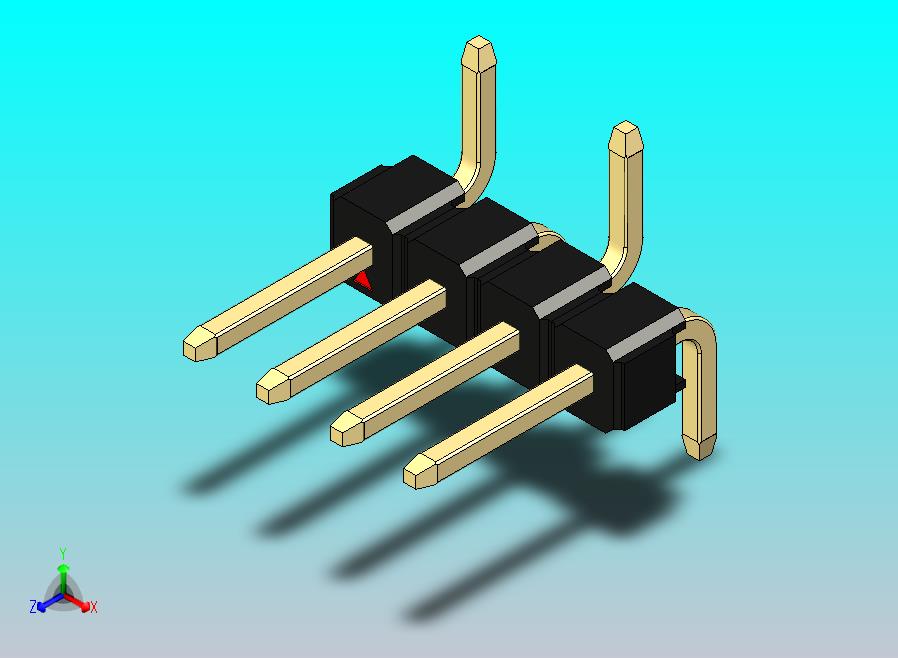 DS1022彩色排针 黑色 04p 100mil 类型 SMT R1 版本1.0.zip