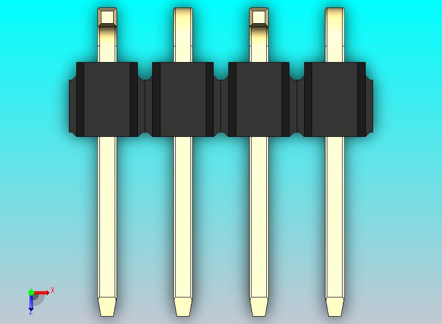 DS1022彩色排针 黑色 04p 100mil 类型 SMT R1 版本1.0.zip