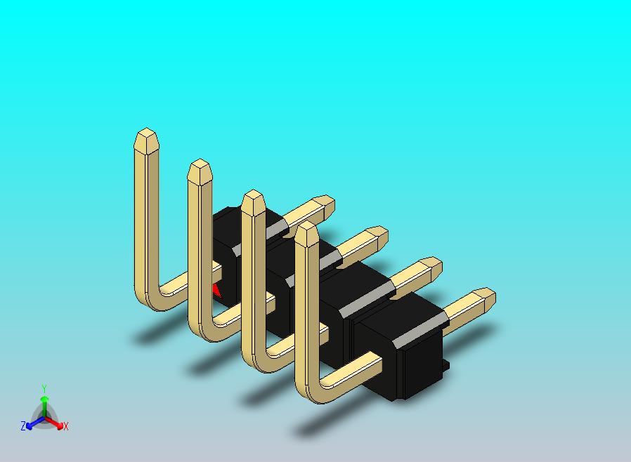 DS1022彩色排针 黑色 04p 100mil 类型U 版本1.0.zip