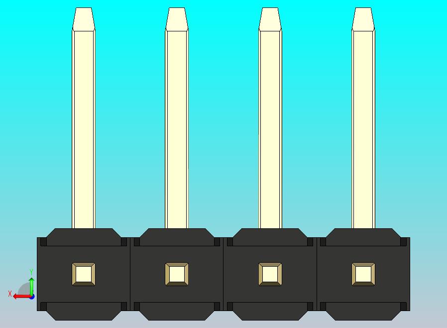 DS1022彩色排针 黑色 04p 100mil 类型U 版本1.0.zip
