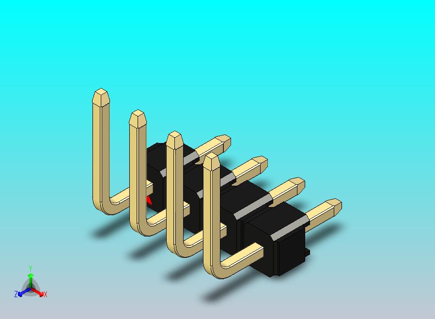 DS1022彩色排针 黑色 04p 100mil 类型U 版本1.0.zip