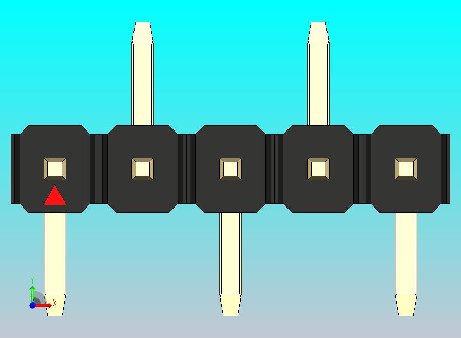 DS1022彩色排针 黑色 05P 100mil 类型 SMT R2 版本1.0.zip