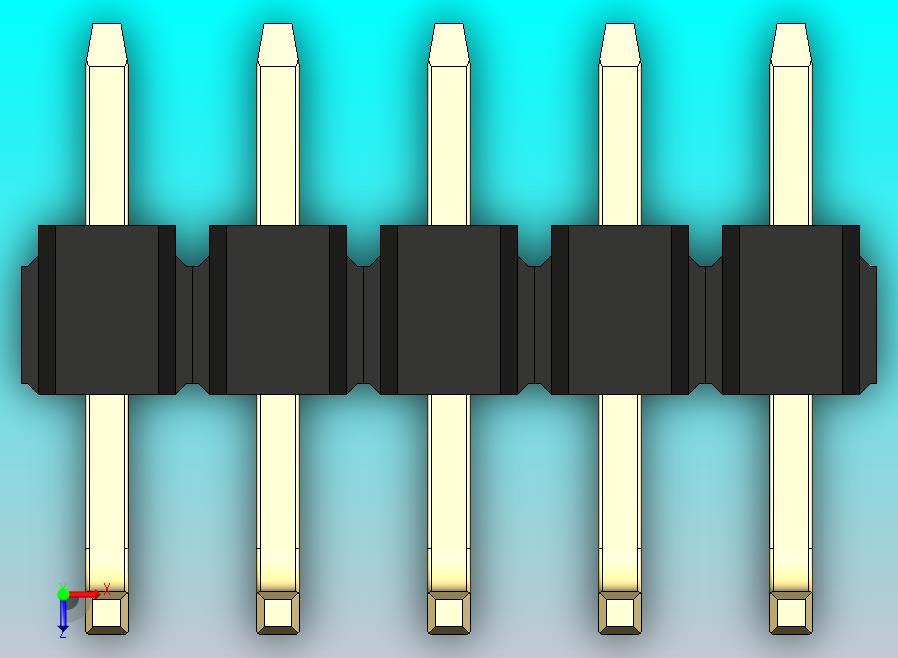 DS1022彩色排针 黑色 05P 100mil 类型U 版本1.0.zip