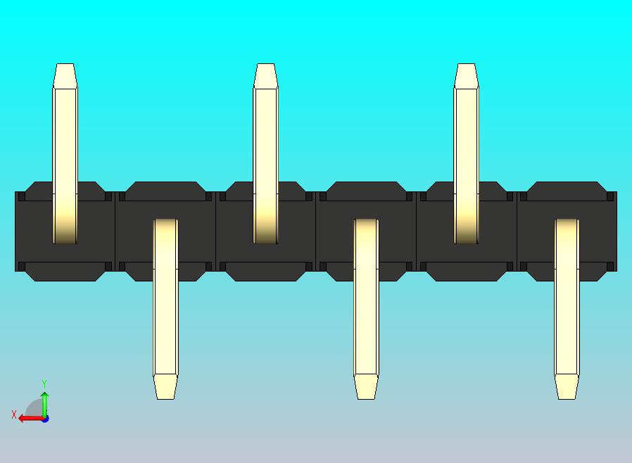 DS1022彩色排针 黑色 06P 100mil 类型 SMT R2 版本1.0.zip