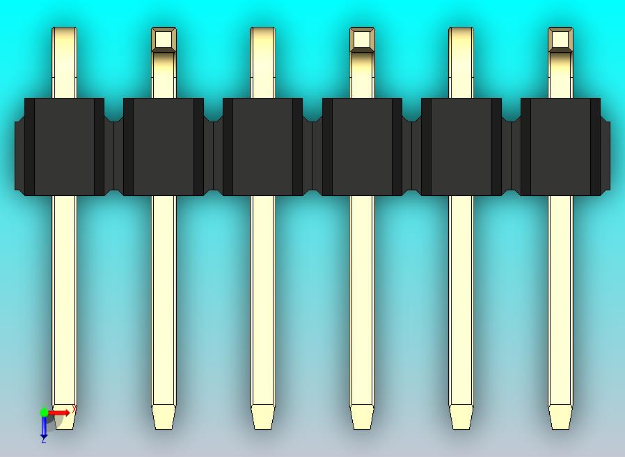 DS1022彩色排针 黑色 06P 100mil 类型 SMT R2 版本1.0.zip