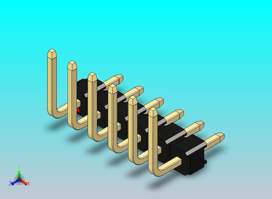 DS1022彩色排针 黑色 06p 100mil 类型U 版本1.0.zip