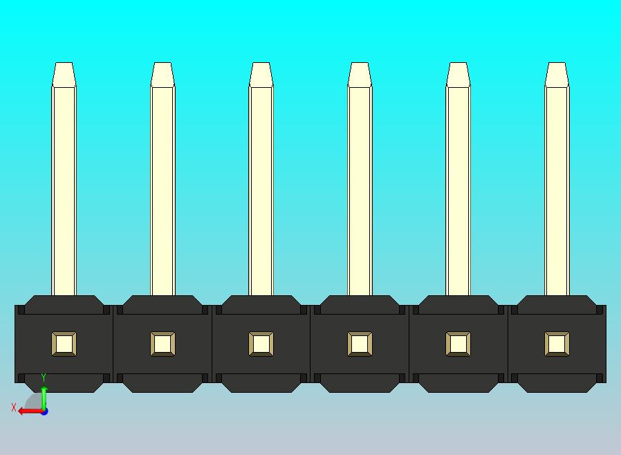 DS1022彩色排针 黑色 06p 100mil 类型U 版本1.0.zip