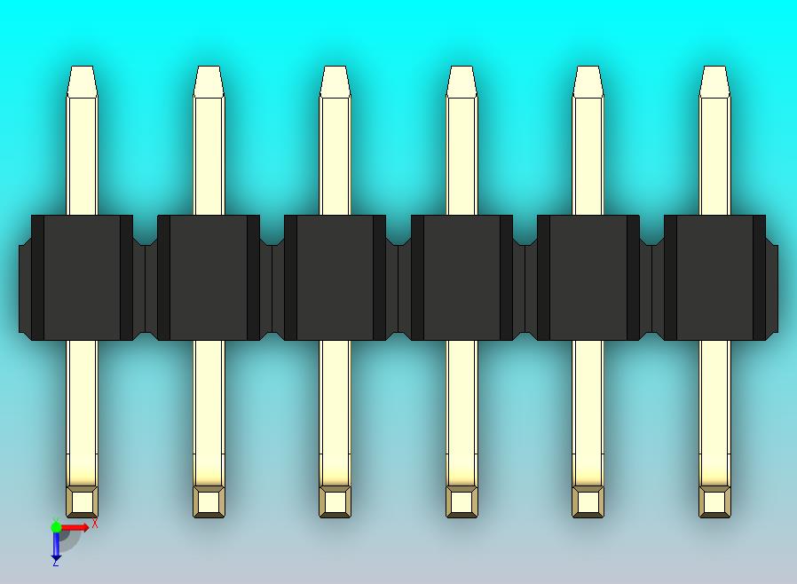 DS1022彩色排针 黑色 06p 100mil 类型U 版本1.0.zip