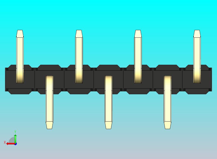 DS1022彩色排针 黑色 07P 100mil 类型 SMT R1 版本1.0.zip