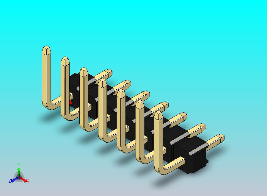 DS1022彩色排针 黑色 07P 100mil 类型U 版本1.0.zip