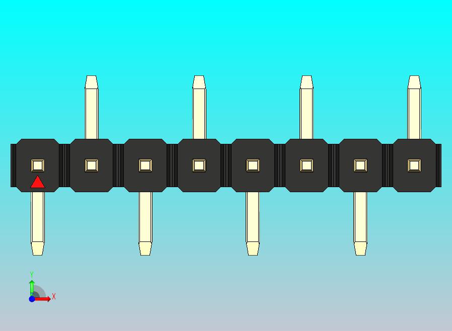 DS1022彩色排针 黑色 08p 100mil 类型 SMT R2 版本1.0.zip