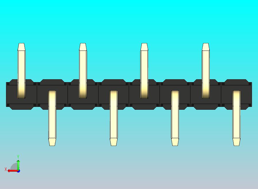 DS1022彩色排针 黑色 08p 100mil 类型 SMT R2 版本1.0.zip