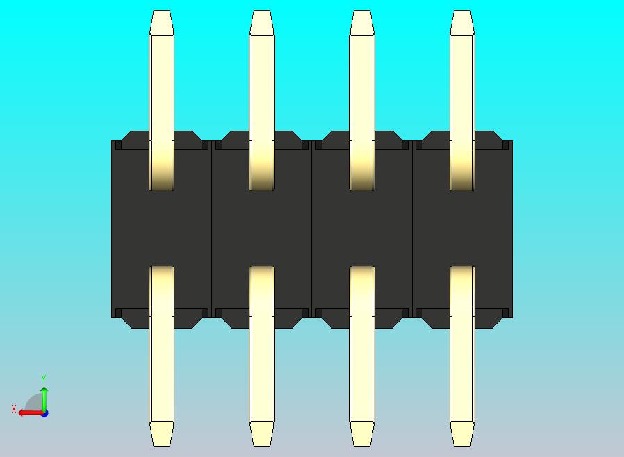 DS1022彩色排针 黑色 08P 100密尔 SMT 类型 rev1.0.zip
