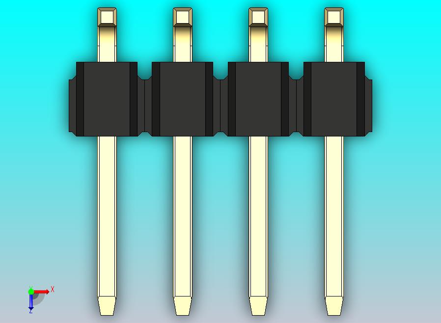 DS1022彩色排针 黑色 08P 100密尔 SMT 类型 rev1.0.zip