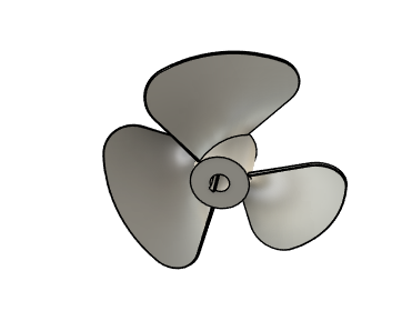 2.5吨浮桥的螺旋桨300 х 280 320 х 320