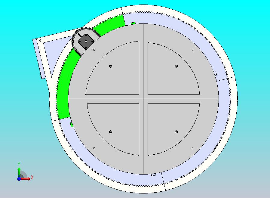 17动力转盘，安装角度可调