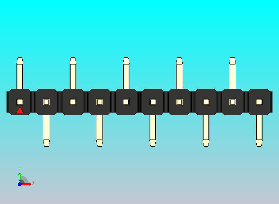 DS1022彩色排针 黑色 10p 100mil 类型 SMT R1 版本1.0.zip