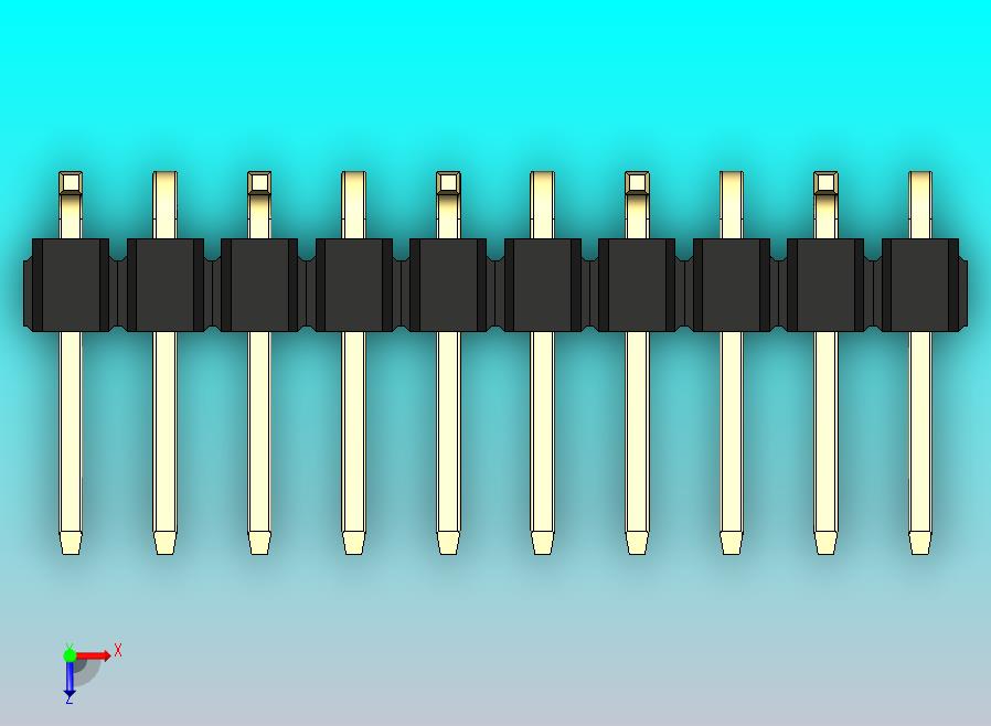 DS1022彩色排针 黑色 10p 100mil 类型 SMT R1 版本1.0.zip