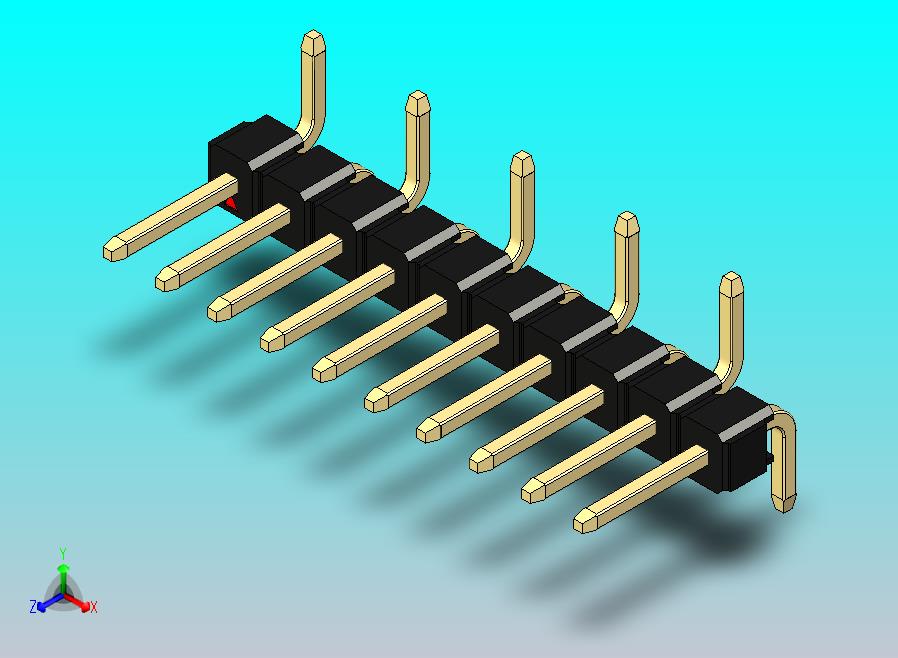 DS1022彩色排针 黑色 10p 100mil 类型 SMT R1 版本1.0.zip
