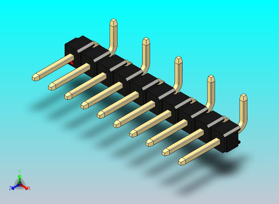 DS1022彩色排针 黑色 10p 100mil 类型 SMT R2 版本1.0.zip