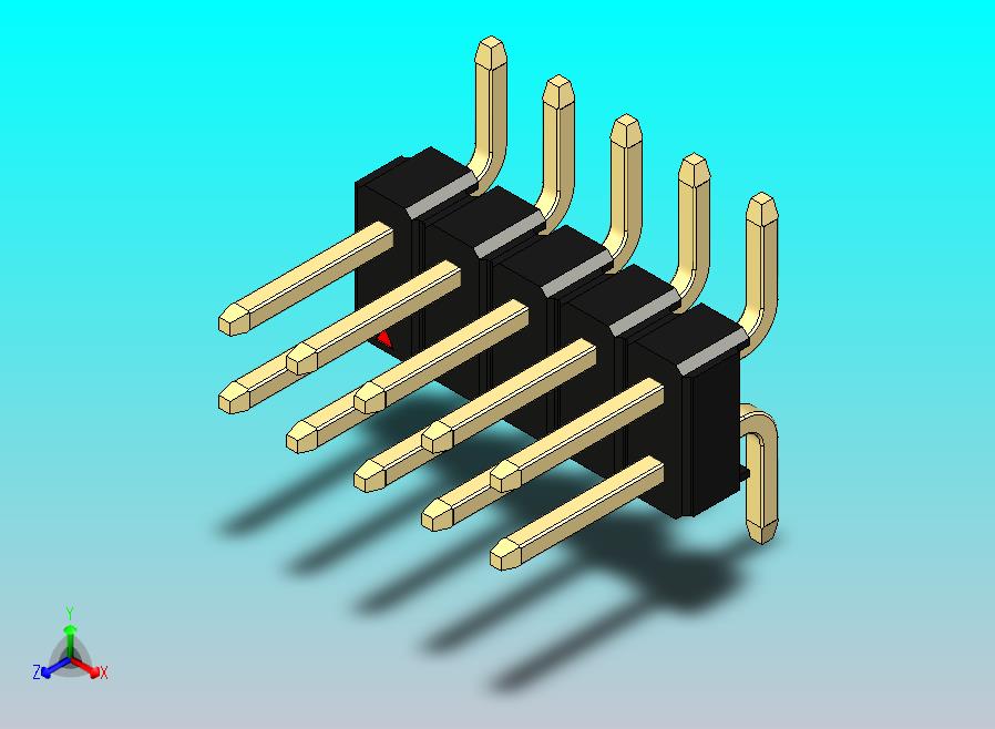 DS1022彩色排针 黑色 10P 100mil 类型SMT 版本1.0.zip