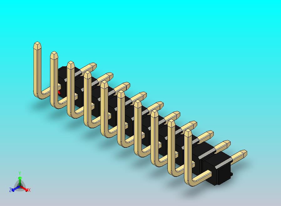 DS1022彩色排针 黑色 10p 100mil 类型U 版本1.0.zip