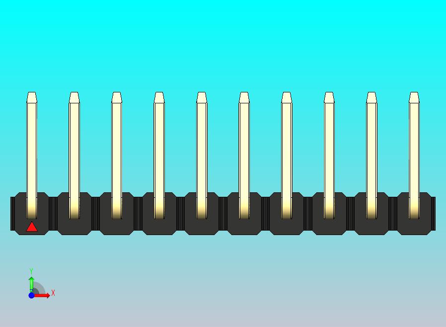 DS1022彩色排针 黑色 10p 100mil 类型U 版本1.0.zip